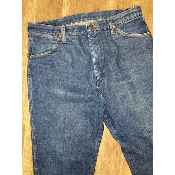 VTG Wrangler Jeans Mens 36X32 Blue Denim Western Cowboy Cut 13MWZ Costa Rica - Picture 5 of 7